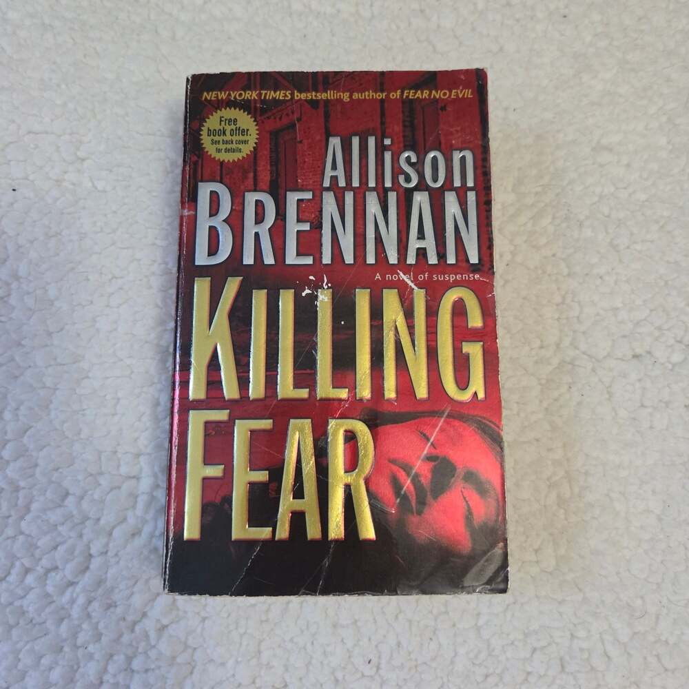 Killing Fear By Allison Brennan Prison Break Trilogy Book 1 Thriller Series
